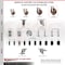 Service Caster 5 Inch 316SS High Temp Glass Filled Nylon 1 Inch Expanding Stem Caster Set SCC-SS316EX20S514-GFNSHT-1-4 - alternate 1
